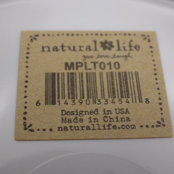 COPY - The Giving Plate Plate/ Melamine/ Natural Life/ Pot Luck - Picture 3 of 4